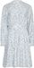 Moss Copenhagen Damesjurk Cajsa Karalynn AOP Blauw/Wit