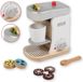 Jouéco machine à café en bois avec accessoires 8 pièces