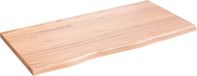 {"int": null, "string": "vidaXL"} vidaXL Wastafelblad - 80x40x2 cm - Eikenhout - Lichtbruin