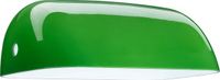 Merkloos Relaxdays Bankierslamp met glazen lampenkap - Groen