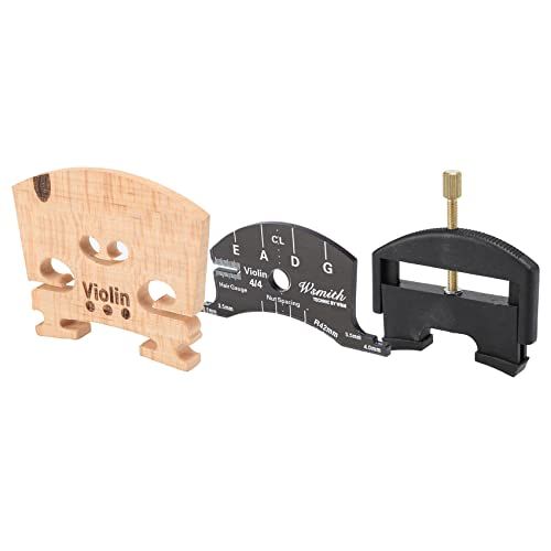QWAMBVZE 4/4 Viool String Lifter Change Viool Brug Gereedschap Viool Bruggen Sjabloon Duurzame Viool Accessoires, Licht