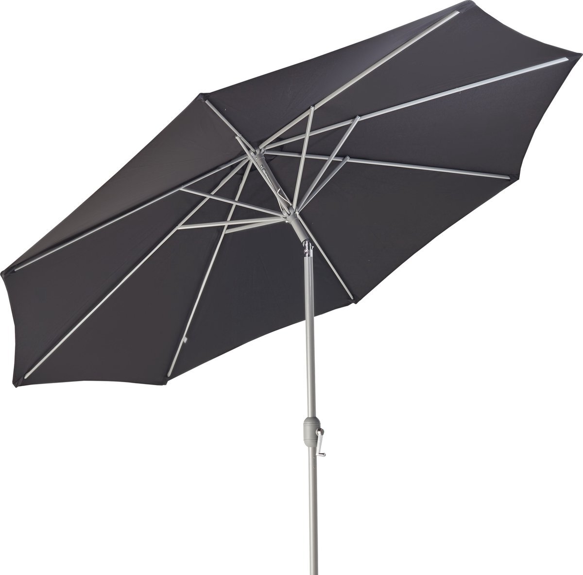 Gartenfreude Parasol, diameter 270 cm, UV 50+, 270 x 270 x 245 cm, zwart, 4900-1000-102