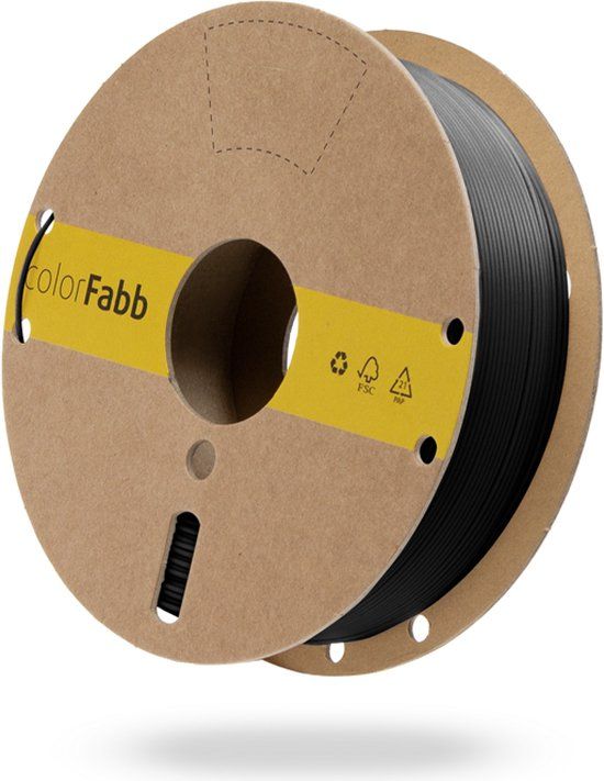 colorFabb ASA ZWART 1.75mm 650g - 3D Print Filament