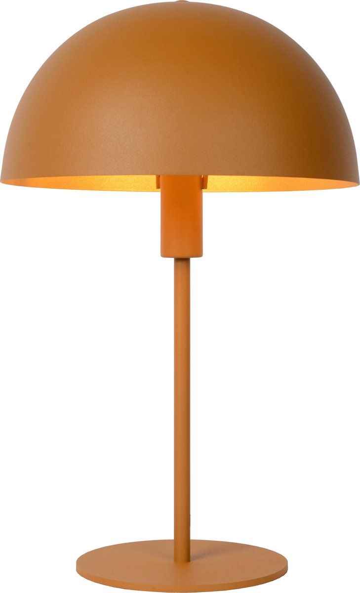 Lucide SIEMON Tafellamp - Ø 25 cm - Okergeel