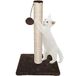 Ram Krabpaal voor katten, grote krabpaal, 42 cm, bruin