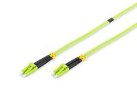 DIGITUS DK-2533-05-5 – Glasvezelkabel OM5 – 5 m – LC naar LC – Duplex Glasvezelkabel – 1/10/40/100 Gbit/s – MM Multimode Glasvezel LAN-Kabel – Vezeltype: 50/125 µ – Limoengroen (Lime Green)