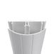 Habengut tv-kabelafdekking van pvc, wit, 5 cm breed, 1 m lang