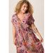 Miss Etam Plus viscose midi zomerjurk met print - oranje