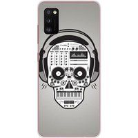 Samsung Galaxy A31 Skull music bedrukt siliconen hoesje