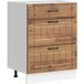 Armoire de cuisine Lucca Vieux Bois Bois ingénierie