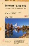 ZERMATT-SAAS Bundesamt für Landestopografie, swisstopo Zermatt - Saas - Fee - Kaartendeck - 1 : 33 333
