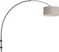Steinhauer Sparkled Light 8137ZW Zwarte Boog Wandlamp