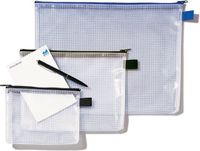 Rexel MeshBag Zip Bag A5 Zwart