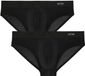HOM Minislip Mini Briefs H-Fresh Comfort Zwart Maat L