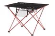 Atom Table de camping 56x40x41cm | Pliable | Rouge