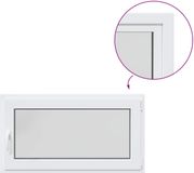 vidaXL Kelderraam RISOR 110 x 55 cm PVC en glas