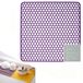 Tapis de drainage en silicone 34,5 cm avec brosse de nettoyage