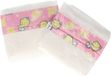 Happy People Poppenluiers - 2x - multikleur - stof/kunststof - 13 x 11 cm - poppenaccessoires