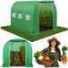 Lean Green tunnel UV pour légumes avec fenêtres 2x3 m 6m²