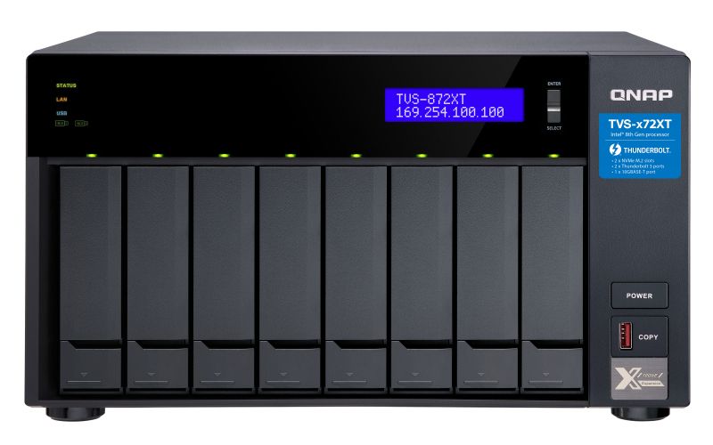 QNAP TVS-872XT NAS - 8-Bay - Intel Core i5 - 16GB RAM
