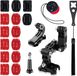 Casque de moto support pour GoPro - Support de casque - Support de casque - Ensemble complet