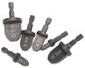 Bougeoir en bois - Lot de 4 pièces - 10 cm de diamètre