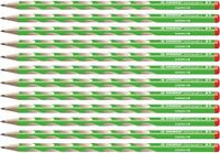 STABILO EASYgraph S Grafietpotlood voor rechtshandigen - Groen - HB - 12 stuks