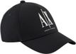 Armani Exchange AX Monogram Baseball Cap Black Hats