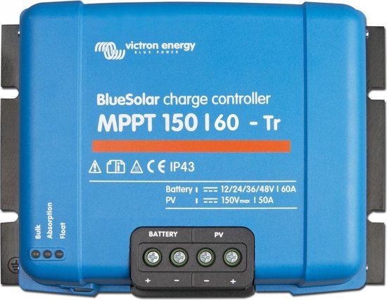 Victron BlueSolar MPPT 150/60-Tr - Zonne-energie regelaar - 1 stuk(s)