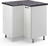 Vicco R-Line Hoekkast – 75.6 cm, WB Antraciet Wit Landhuis