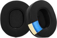 kwmobile 2x coussinets d'oreille pour casque - Convient pour OneOdio A70 / A71 - Earpads pour écouteurs - Noir