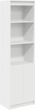 vidaXL Highboard 50x35x180 cm spaanplaat wit