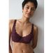 Triumph Amourette voorgevormde kanten beugel-bh - aubergine