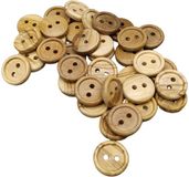 Olijfhouten BOTIBOTON - 50 knopen van olijfhout - 2 gaten - Diverse maten (10, 12, 15, 18, 20 en 25 mm) - Naaiaccessoires - Gemaakt en verzonden vanuit SPANJE (12 mm)