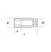 Beta 720L/13 Slagdoppen Lange 1/2" 13mm Chroom-vanadiumstaal