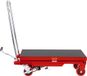 Vevor tafelwagen met hydraulische lift 500 lbs handmatige schaarheftafel 28,5" rood