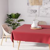 Soleil d'ocre Tafelkleed met vlekbescherming vierkant 180x180 cm ALIX rood