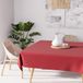 Soleil d'ocre Tafelkleed met vlekbescherming vierkant 180x180 cm ALIX rood