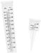 Gerimport Regenmeter/neerslagmeter - kunststof glas met punt - 21 cm - tuin/buiten