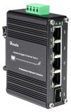 Switch PoE industriel - 5 ports - Gigabit - 120 W - rail DIN