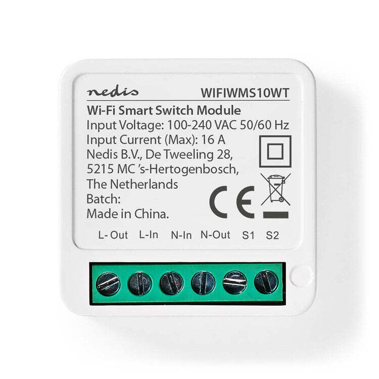 Nedis Nedis SmartLife Schakelaar | WIFIWMS10WT | Wit - White