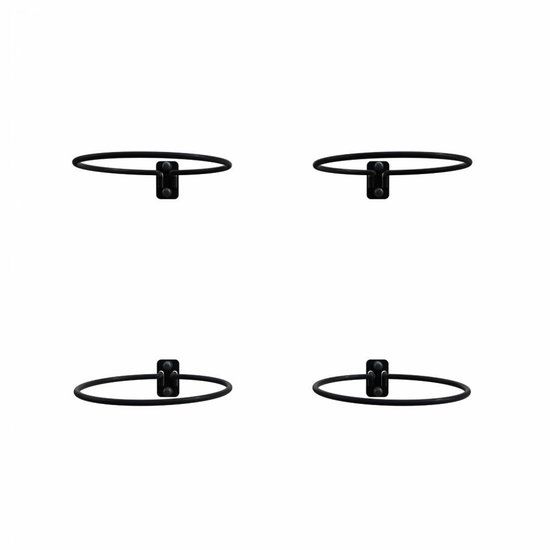 Royal Well Pothouder zwart set 4