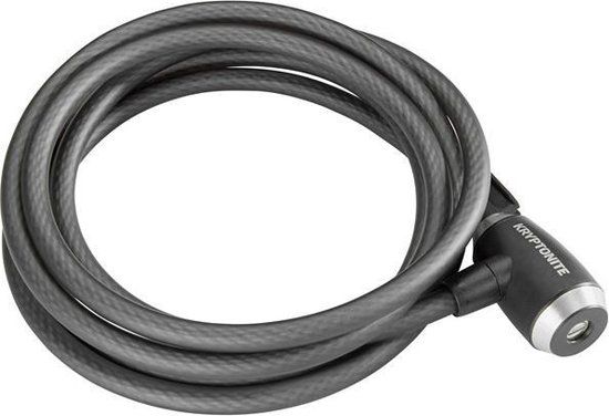 Kryptonite Kryptoflex Kabelslot - 305 cm - Zwart