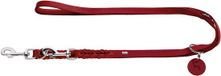 Hunter Verstelbare Hondenriem Solid Education Rood 200 cm x 13 mm