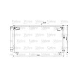 Valeo Condensor, Airconditioning 814047