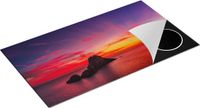 Chefcare Inductie Beschermer Ibiza Rotsen Eiland bij Zonsondergang - 95x55 cm - Multicolor