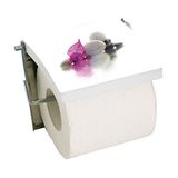 MSV toiletpapierhouder, zilver