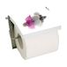 MSV toiletpapierhouder, zilver