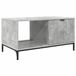 vidaXL Salontafel Beton Grijs 90 x 49 x 46 cm Bewerkt Hout