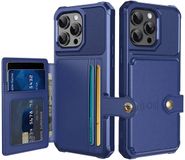 Selected by GSMpunt.nl Apple iPhone 16 Plus TPU Back Cover met Kunstleren Wallet Blauw